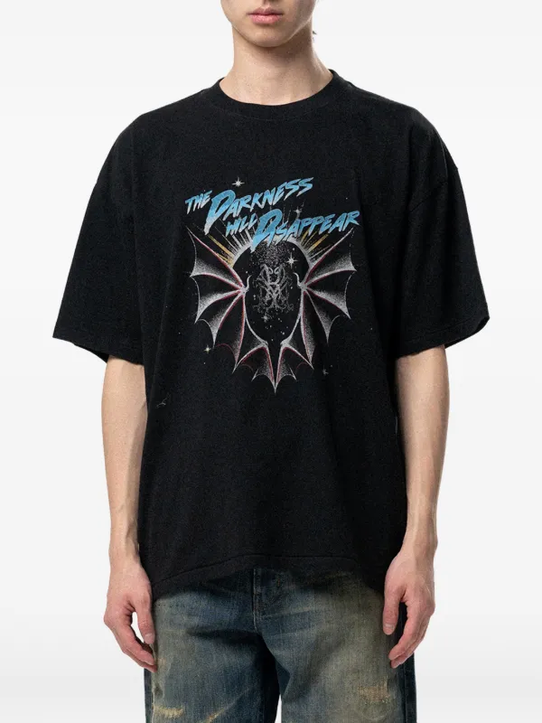 KAMIYA graphic-print t-shirt | Black | FARFETCH CA