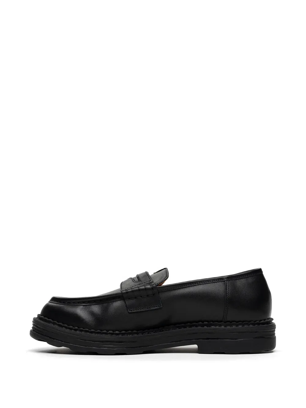  General Scale. Andy Leather Loafers - Black 