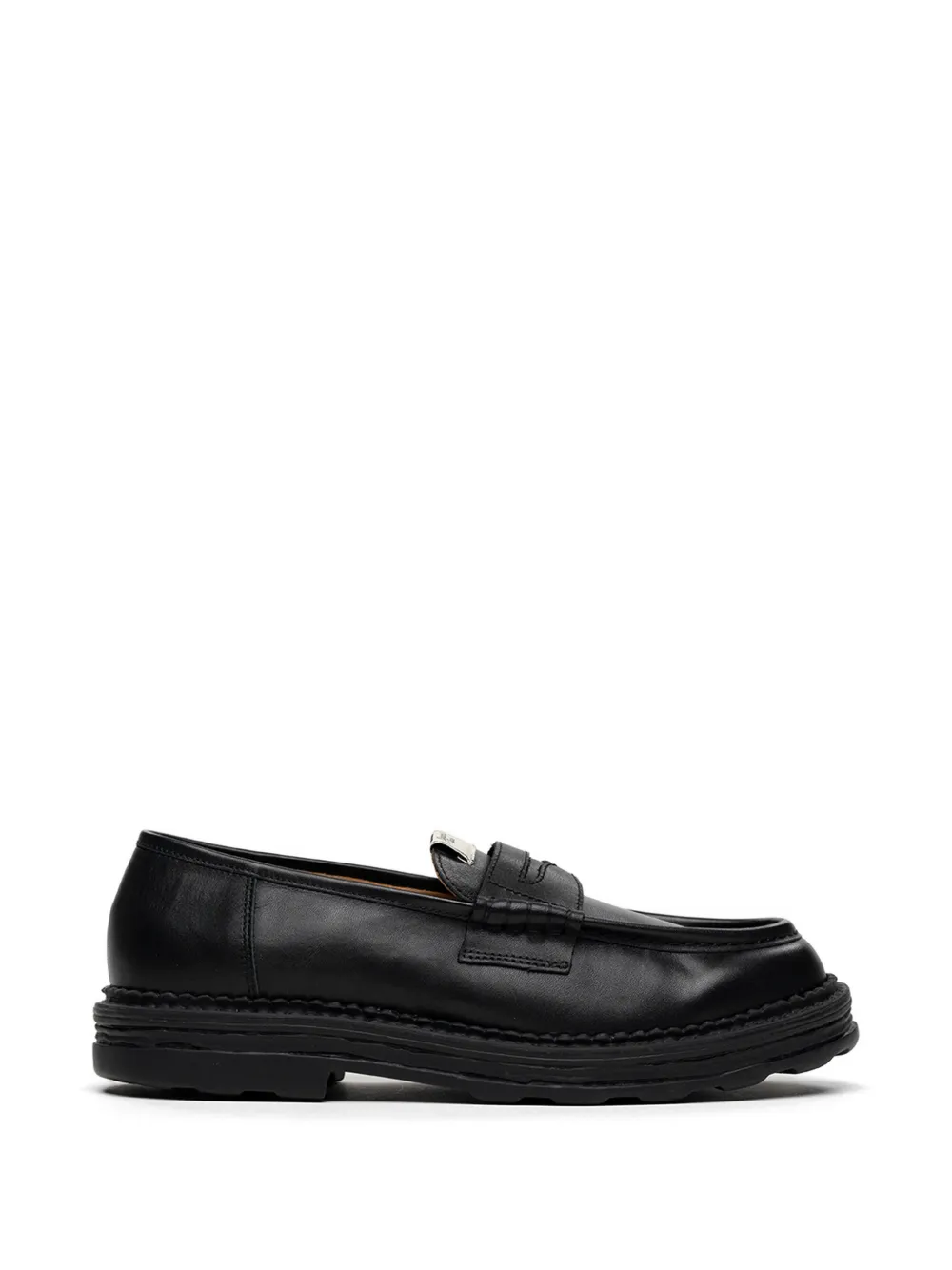General Scale. Andy leather loafer - Nero