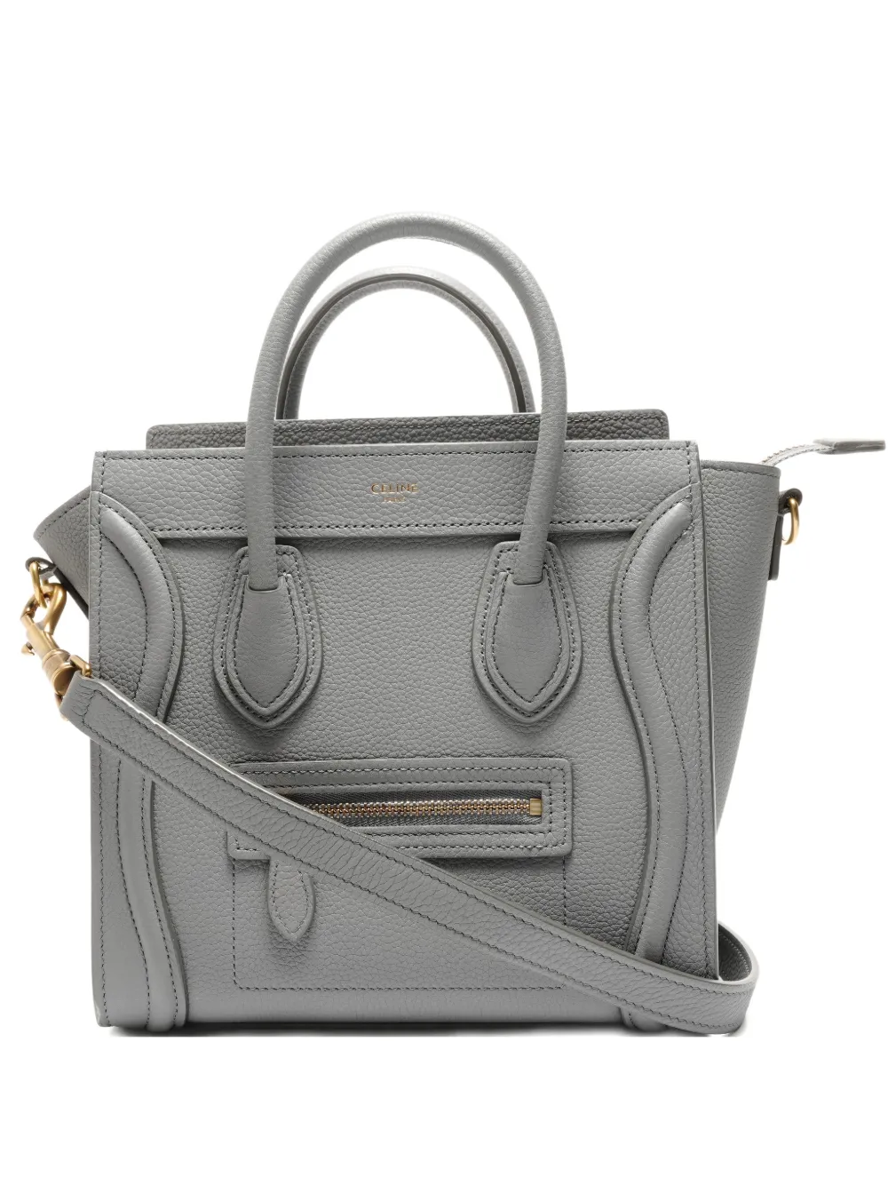 Celine Pre-Owned 2015s luggage leather handbag - Grigio