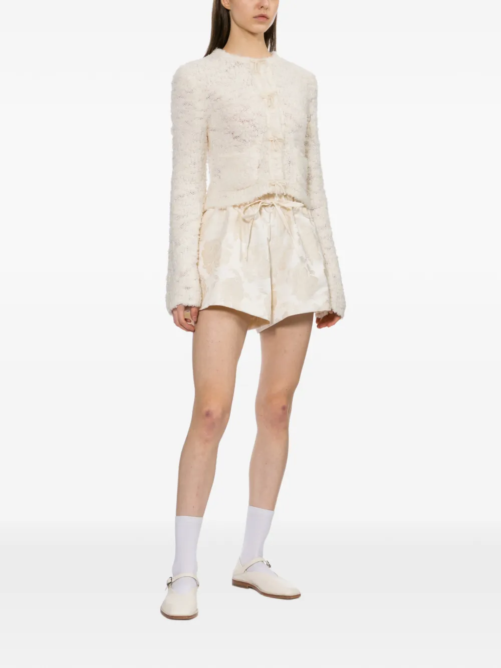 Simone Rocha Broek met trekkoord Beige