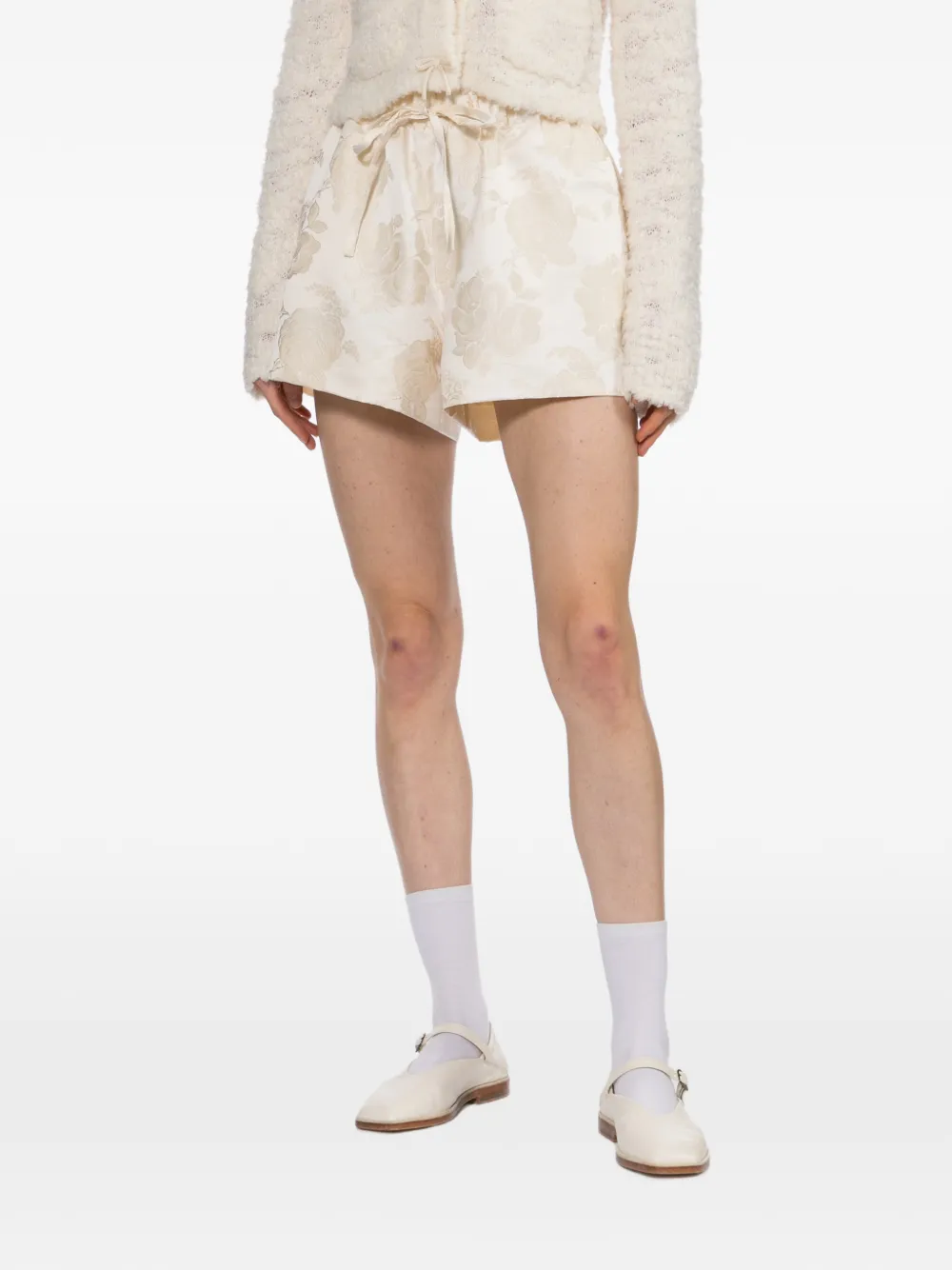 Simone Rocha Broek met trekkoord Beige