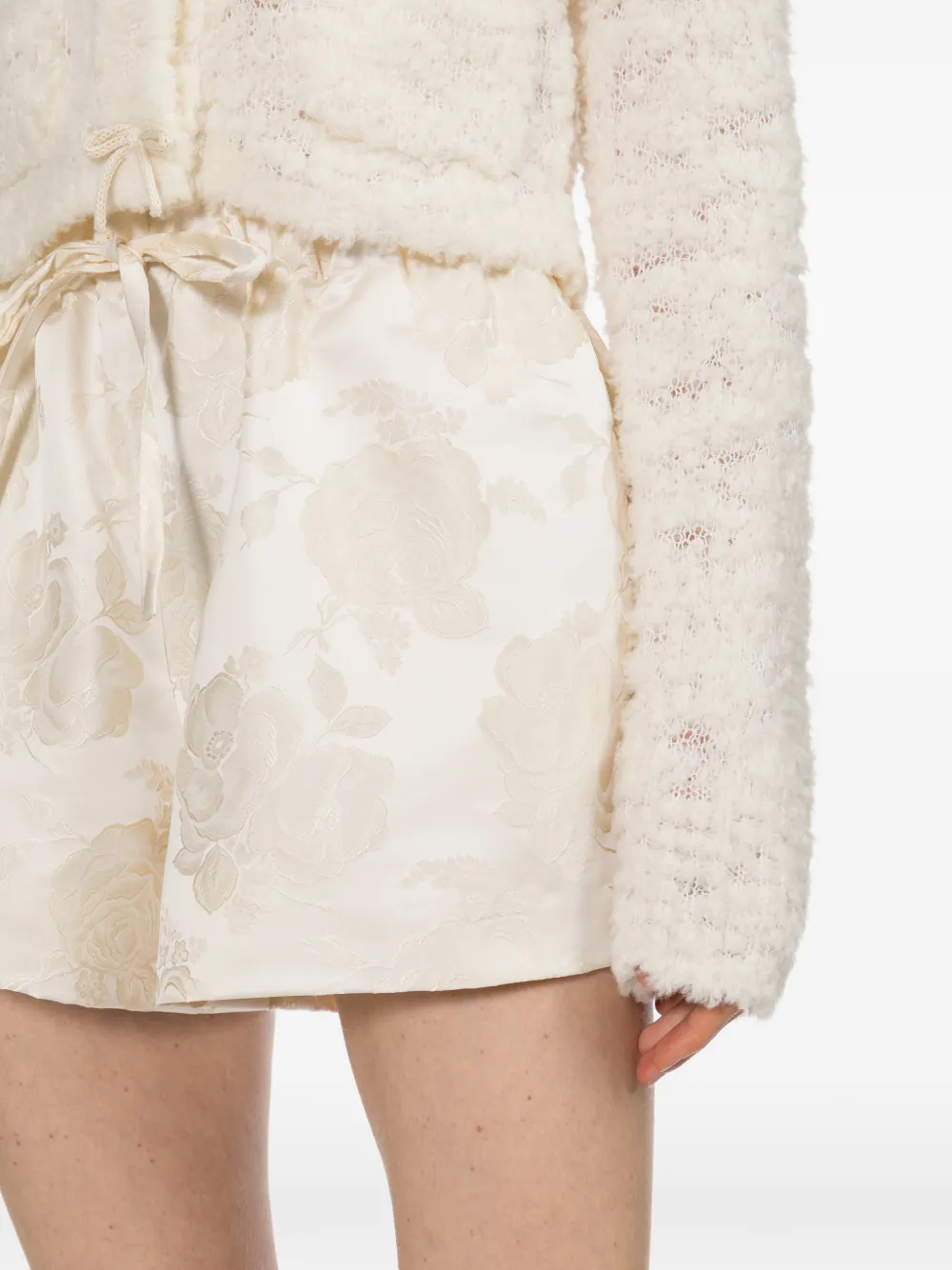 Simone Rocha Broek met trekkoord Beige