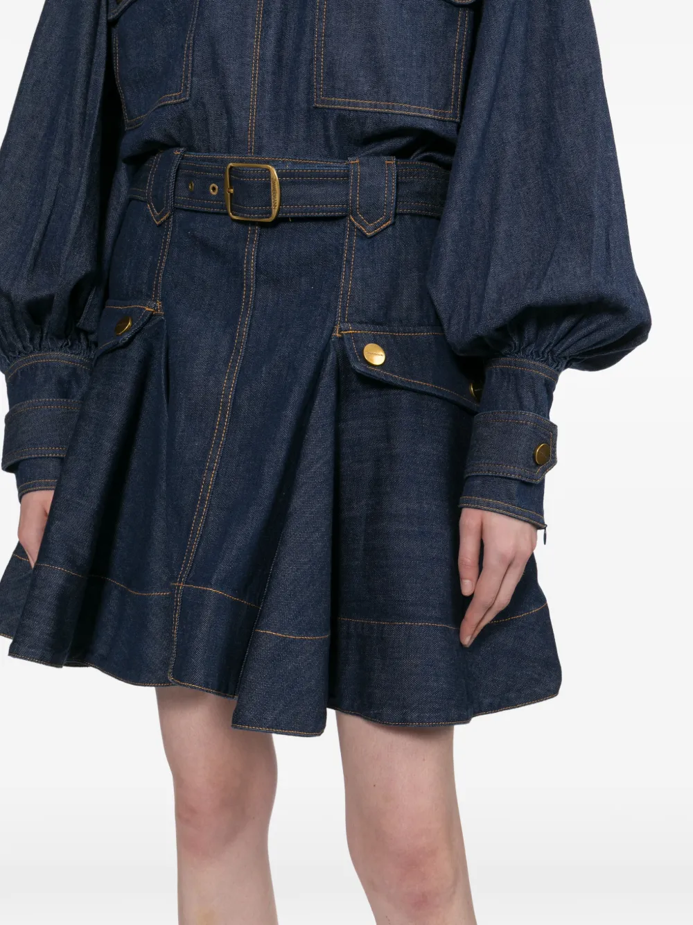 ZIMMERMANN Cargo mini-rok Blauw