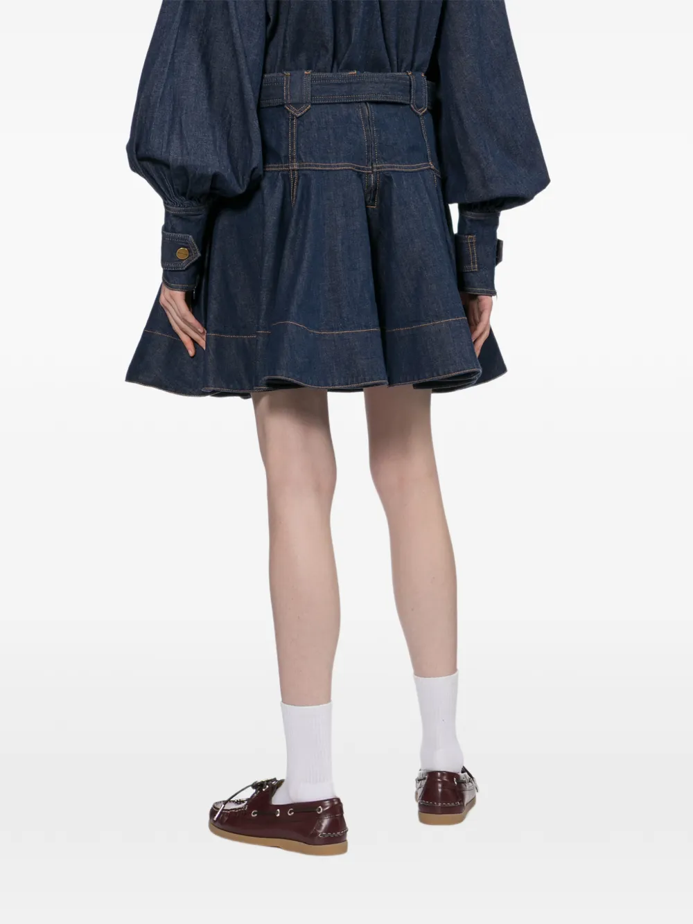 ZIMMERMANN Cargo mini-rok Blauw
