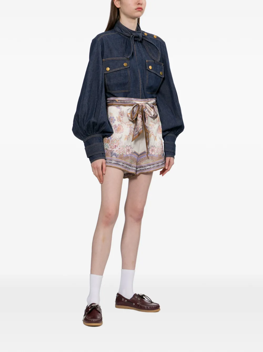  Zimmermann Luna Short - Blue 