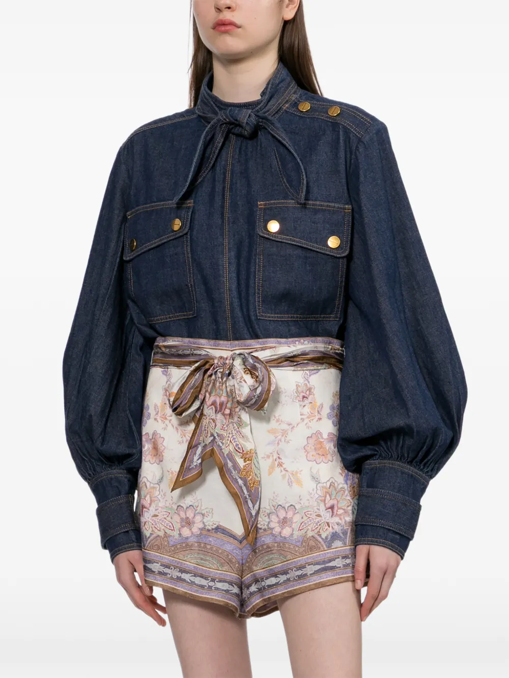  Zimmermann Luna Short - Blue 