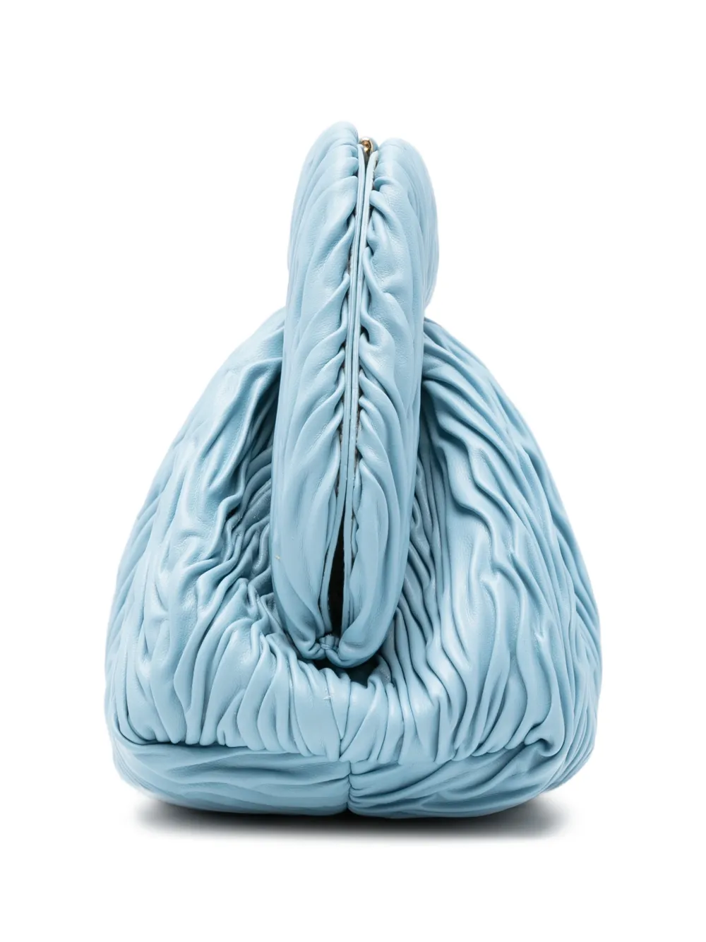 Medium Bios Ruched Shoulder Bag