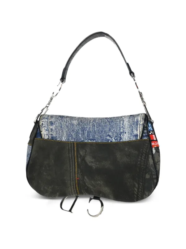 Christian Dior Pre-Owned 2001 スピードウェイ サドル ハンドバッグ Christian Dior Pre-Owned 2001 スピードウェイ サドル ハンドバッグ