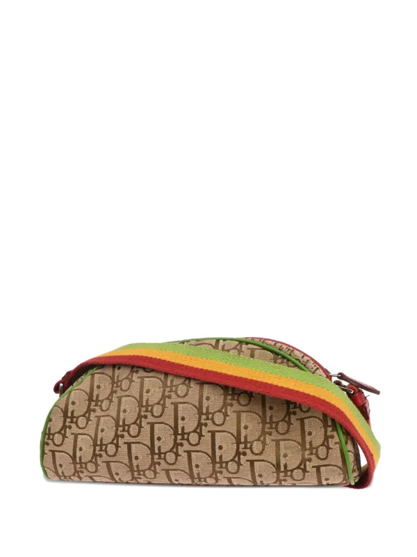 Dior Pre-owned 2004 Rasta-colour Shoulder Bag in Neutrals