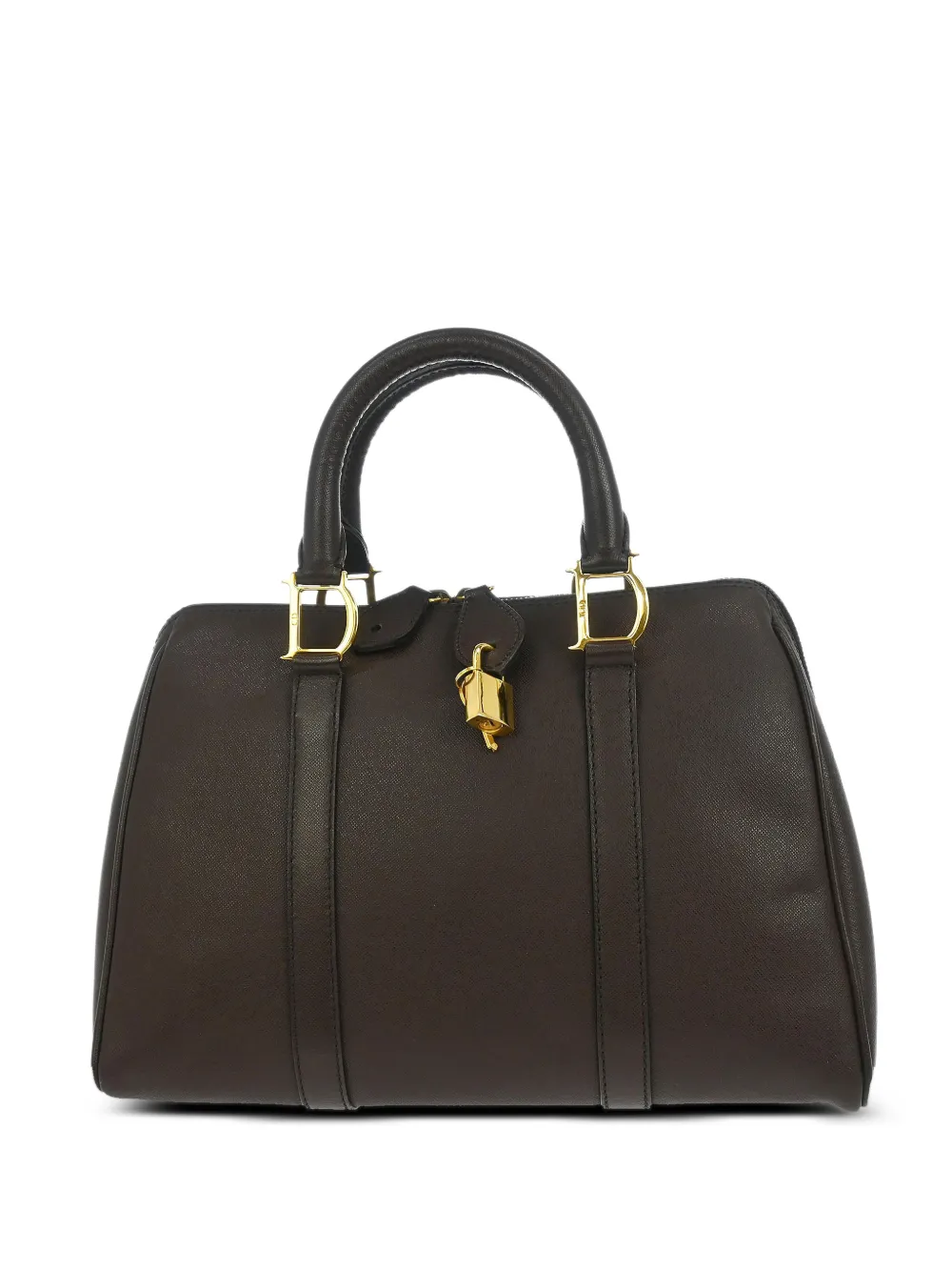 Christian Dior Pre-Owned 2001 panelled duffle bag - Marrone