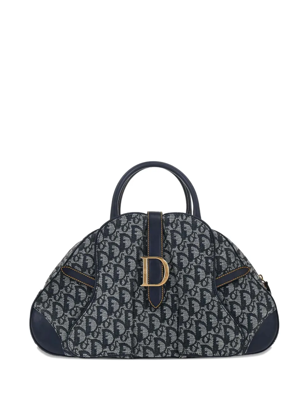 Christian Dior Pre-Owned 2000 Double Saddle Trotter tote bag - Blue