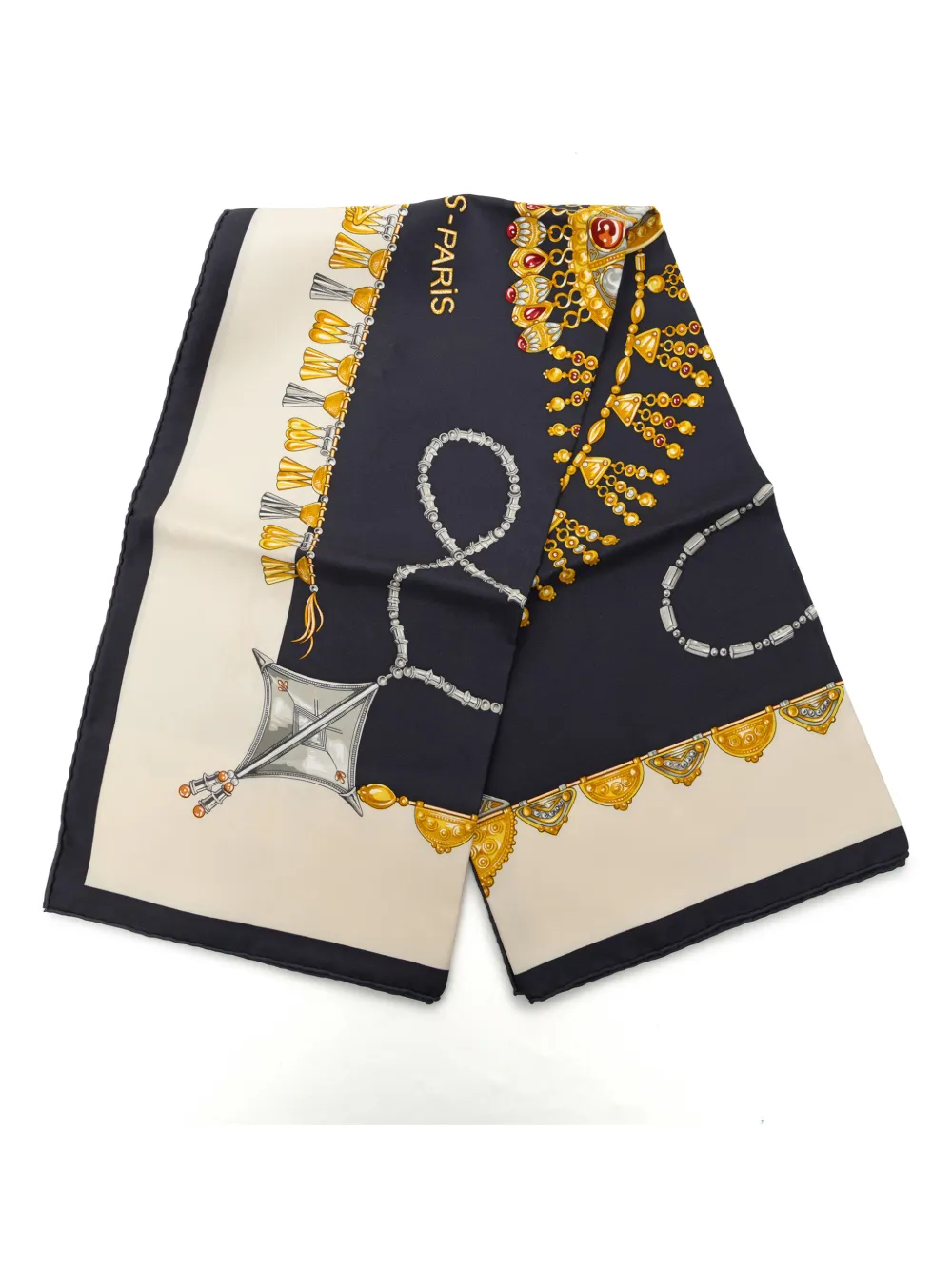 Hermès Pre-Owned Foulard Parures des Sables in seta 1990-2015 - Blu