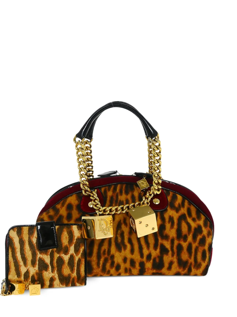 Christian Dior Pre-Owned 2004 Gambler Dice Tote Bag - Braun