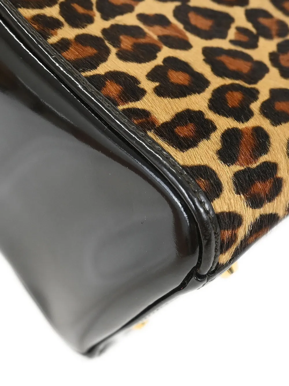 1997 Lady Dior Leopard-Pattern Tote Bag