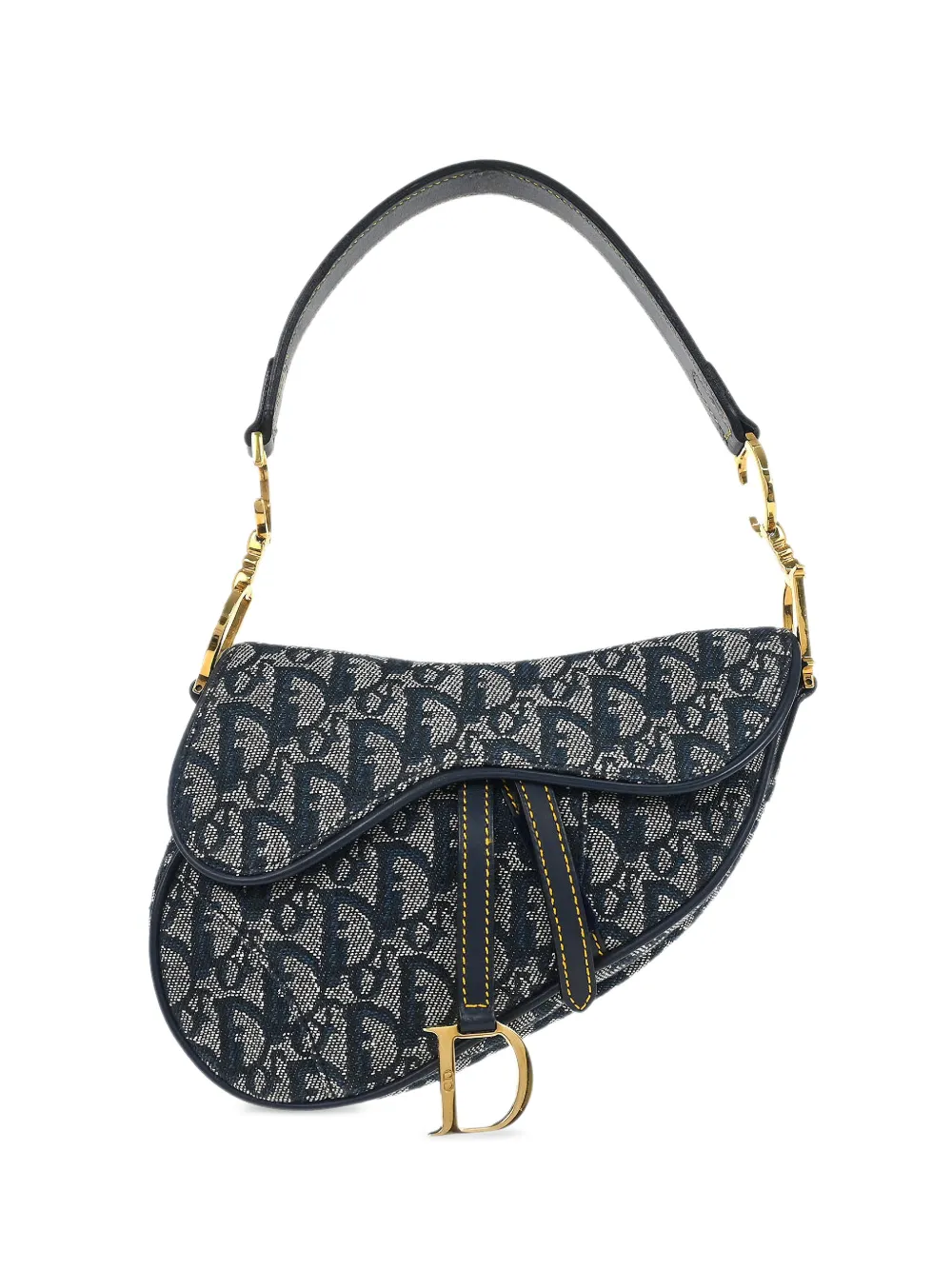 Christian Dior Pre-Owned Borsa tote Saddle 2000 - Blu