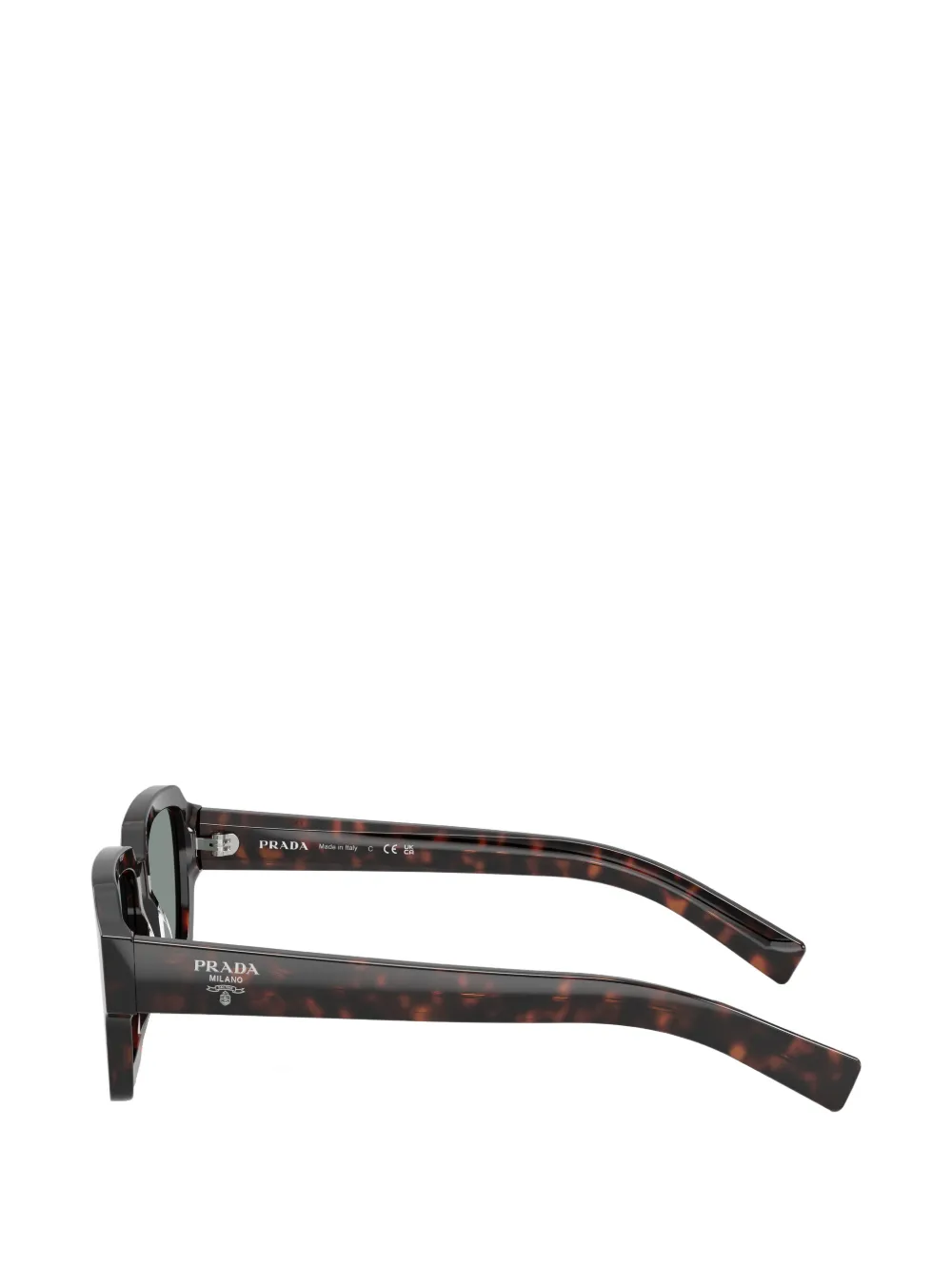  Prada Eyewear Square-frame Sunglasses - Brown 