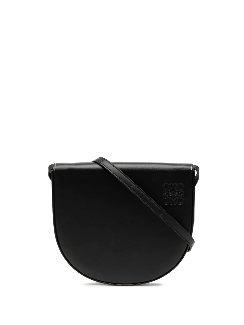 Loewe Pre-Owned 2019 Soft Calfskin Heel Bag crossbody bag - Nero