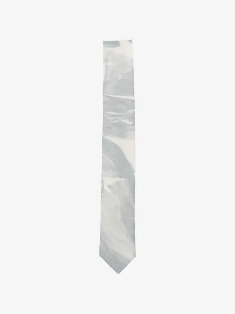 Alysi brushed-print tie