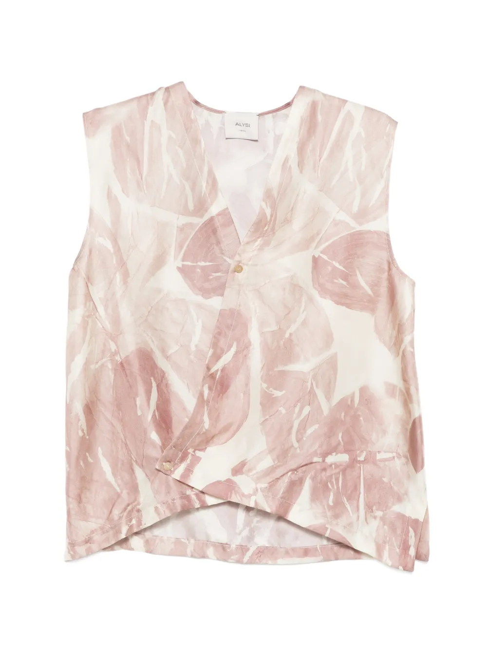 Alysi brushed print jacket - Rosa