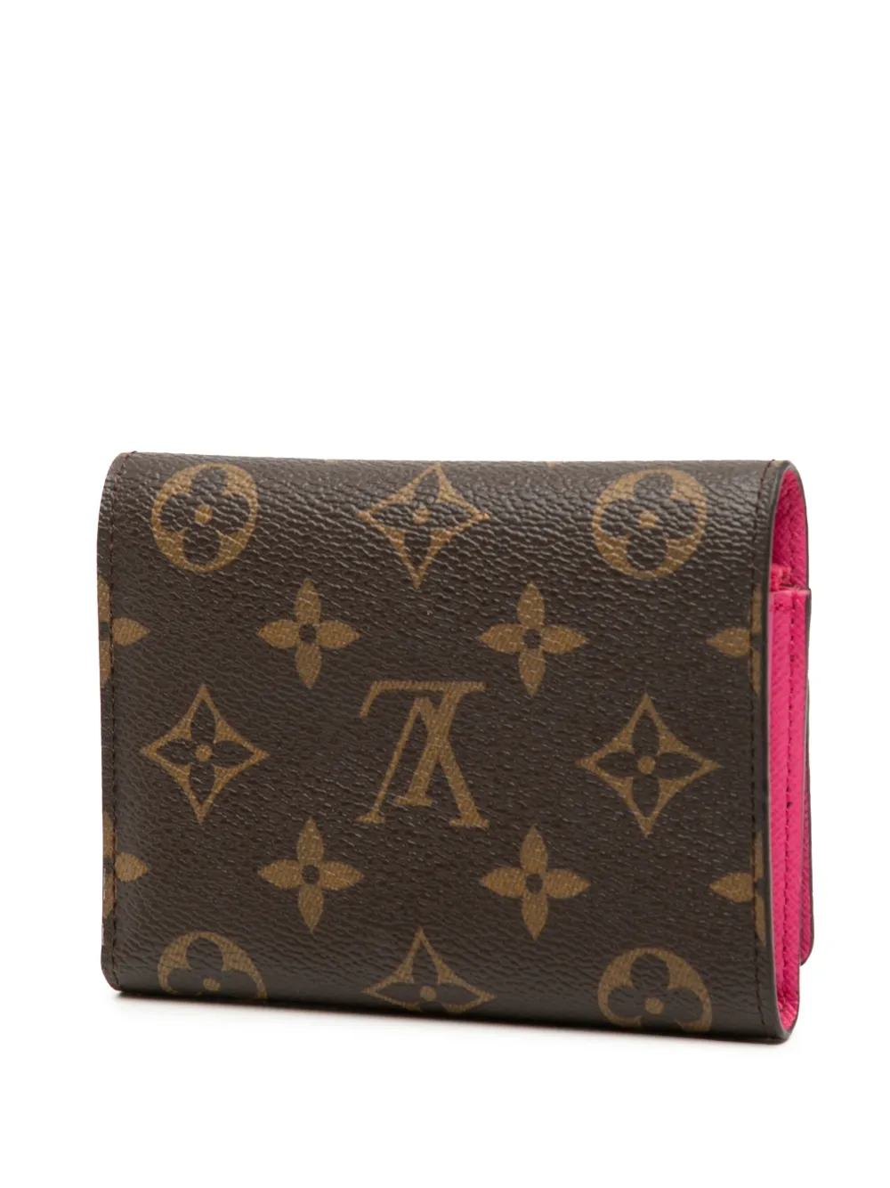  Louis Vuitton Pre-owned 2021-2026 Monogram Vivienne In Seoul Portefeuille Victorine Wallet Small Wallets - Brown 