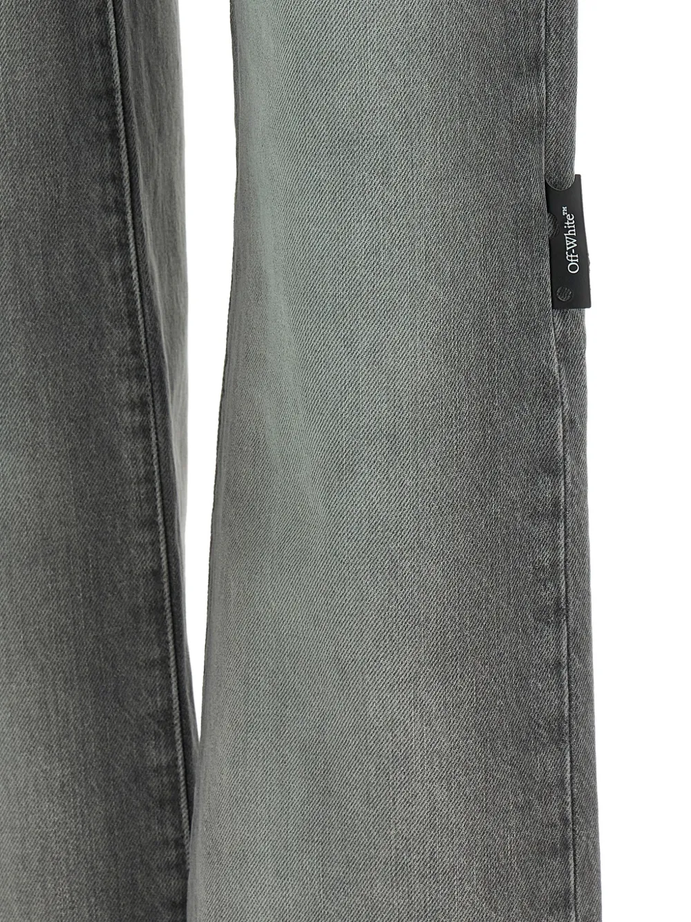Off-White Straight jeans met uitgesneden details Grijs