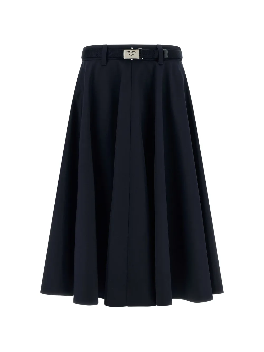 Prada logo-detail skirt - Blu