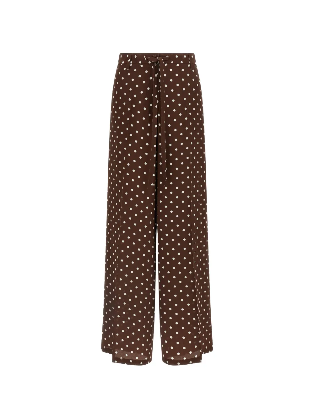 P.A.R.O.S.H. polka-dot drawstring trousers - Marrone