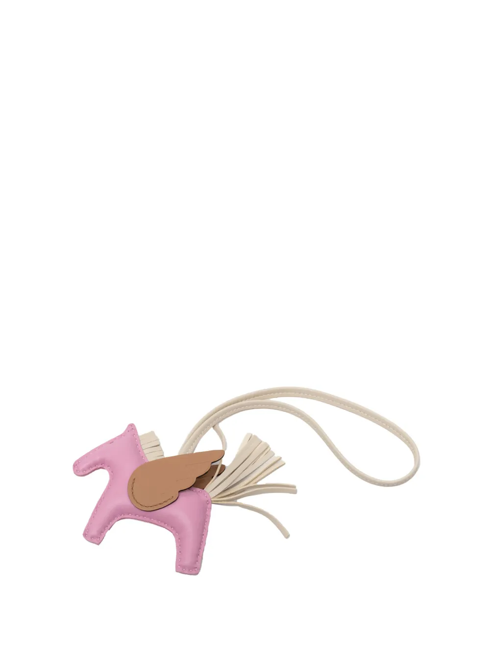 Hermès Pre-Owned 2023 Milo Rodeo Pegase Bag Charm PM Schlüsselanhänger - Rosa