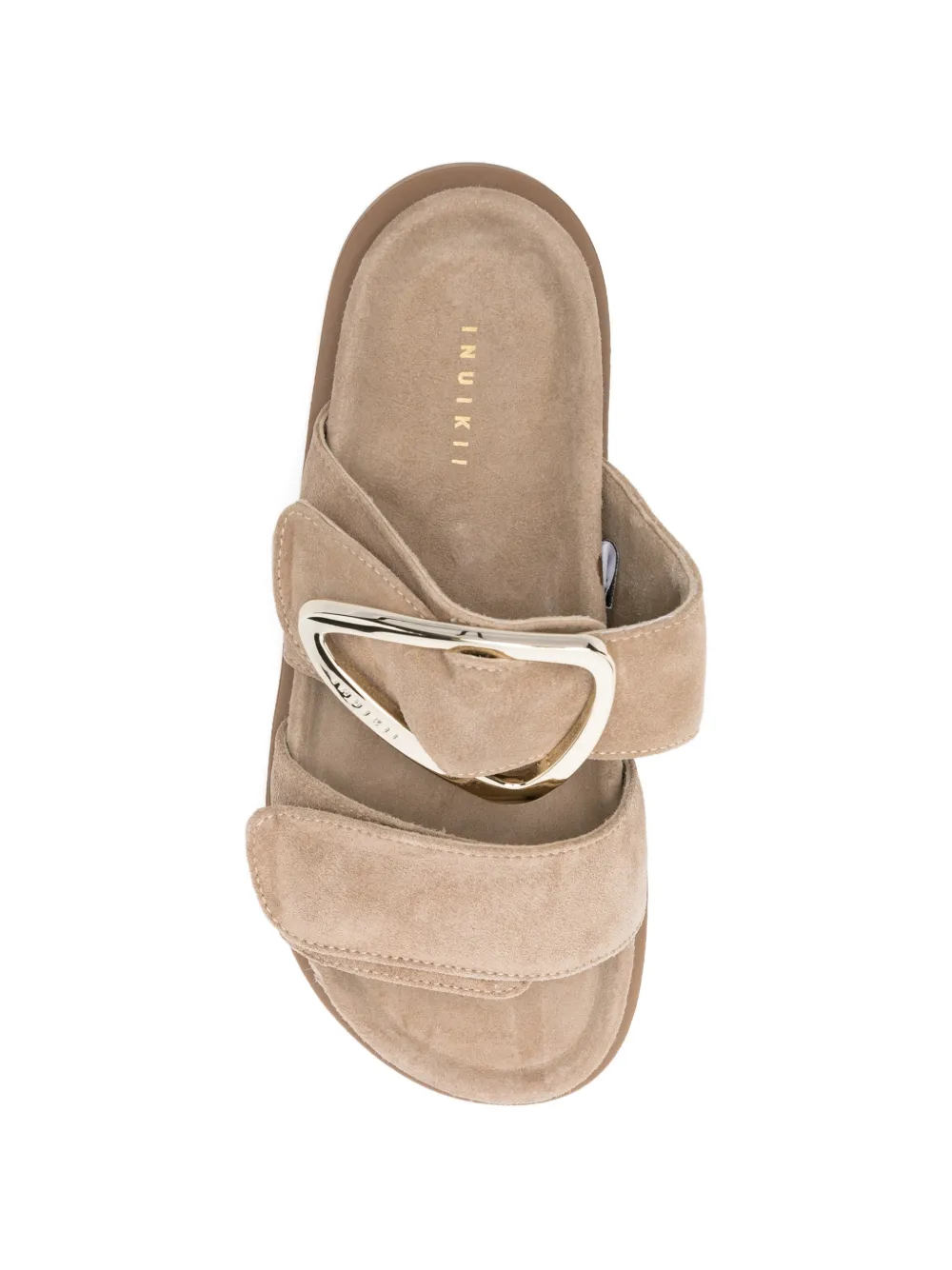 Inuikii buckle strap sandals Beige