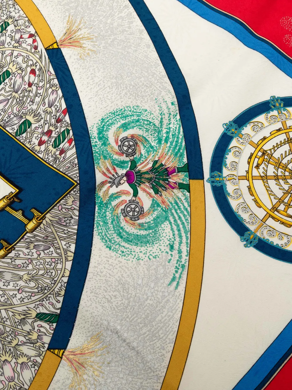 1986-1998 Feux D Artifice Silk Scarf 90 Scarves