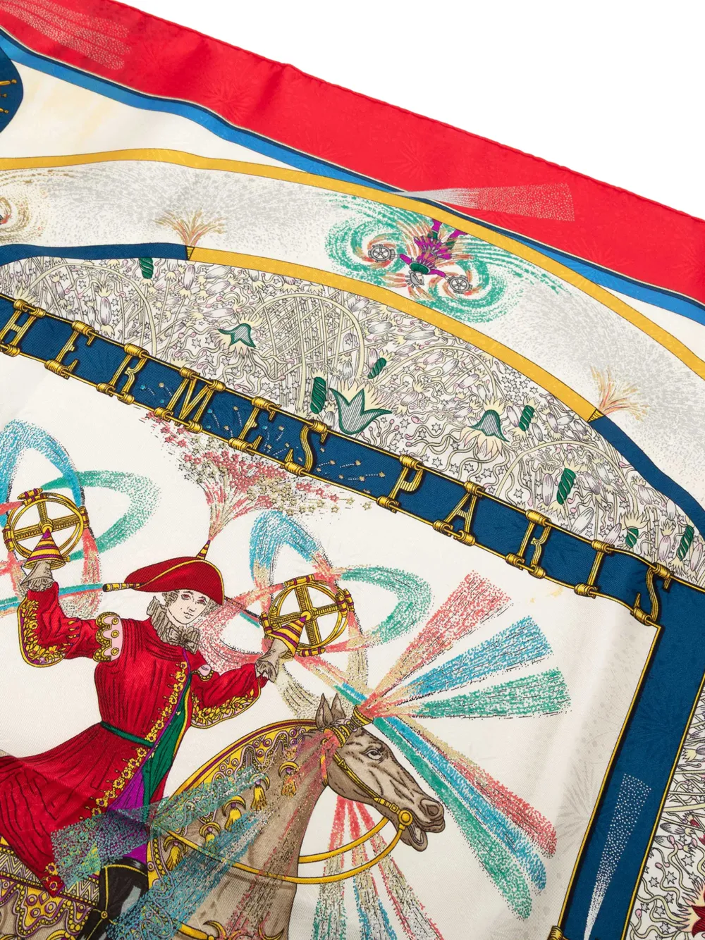 1986-1998 Feux D Artifice Silk Scarf 90 Scarves