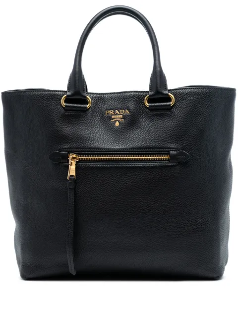 Prada Pre-Owned Borsa tote Vitello Daino Open convertibile 2013-2025