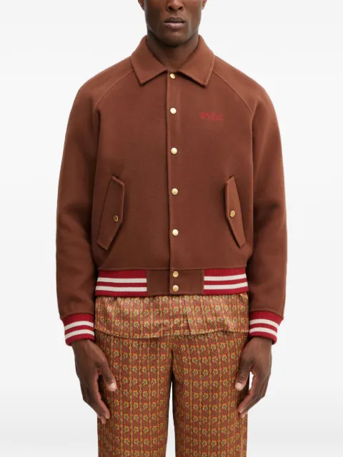 Drôle De Monsieur logo-embroidered bomber jacket