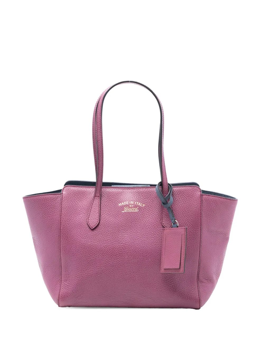 Gucci Pre-Owned 2016-2026 Medium Leather Swing tote bag - Viola