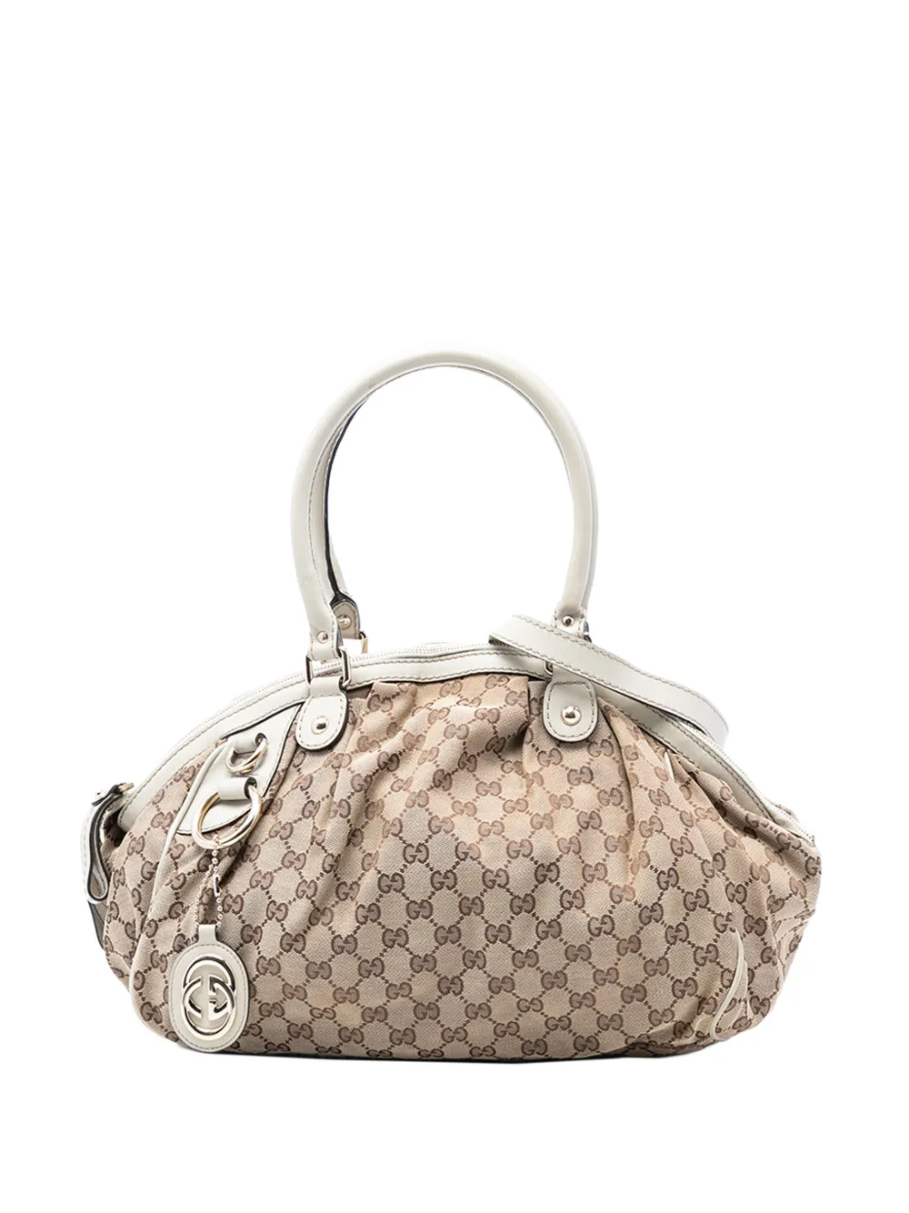 Gucci Pre-Owned 2016-2026 GG Canvas Sukey satchel - Marrone