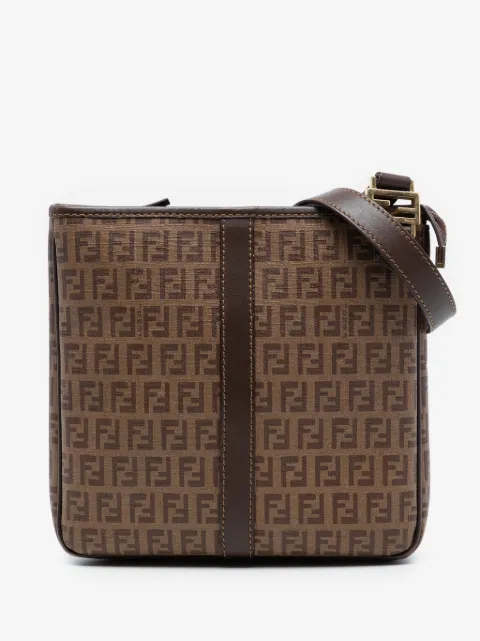 Fendi Pre-Owned bolsa crossbody Spalmati con monograma Zucchino 2010-2025