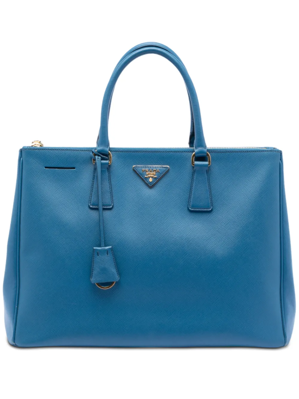 Prada Pre-Owned 2000-2025 Large Saffiano Lux Galleria Double Zip tote bag - Blu