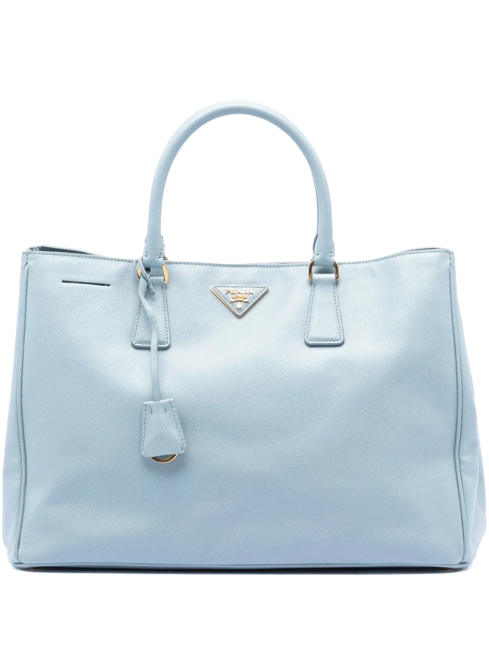 Prada Pre-Owned Borsa a tracolla Galleria grande in pelle Saffiano 2010-2025 - Blu