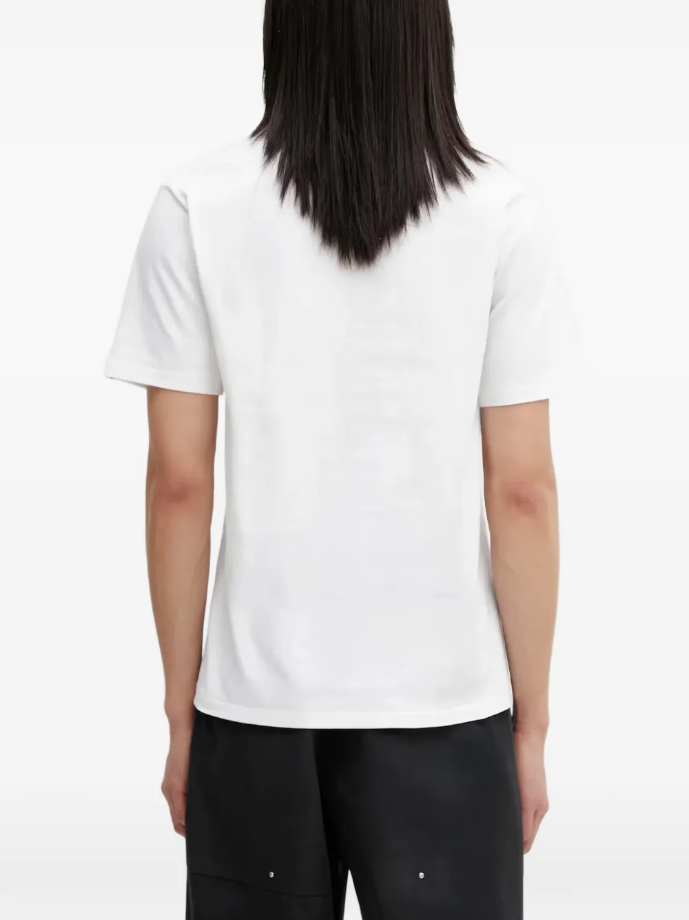 A BATHING APE T-shirt met logoprint Wit