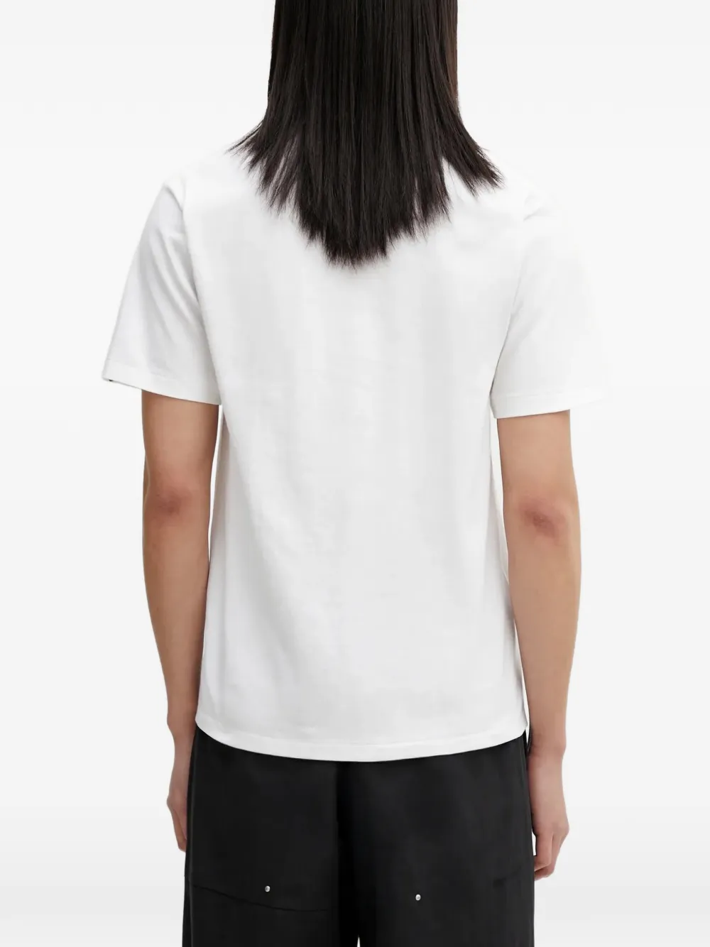 A BATHING APE T-shirt met logoprint Wit