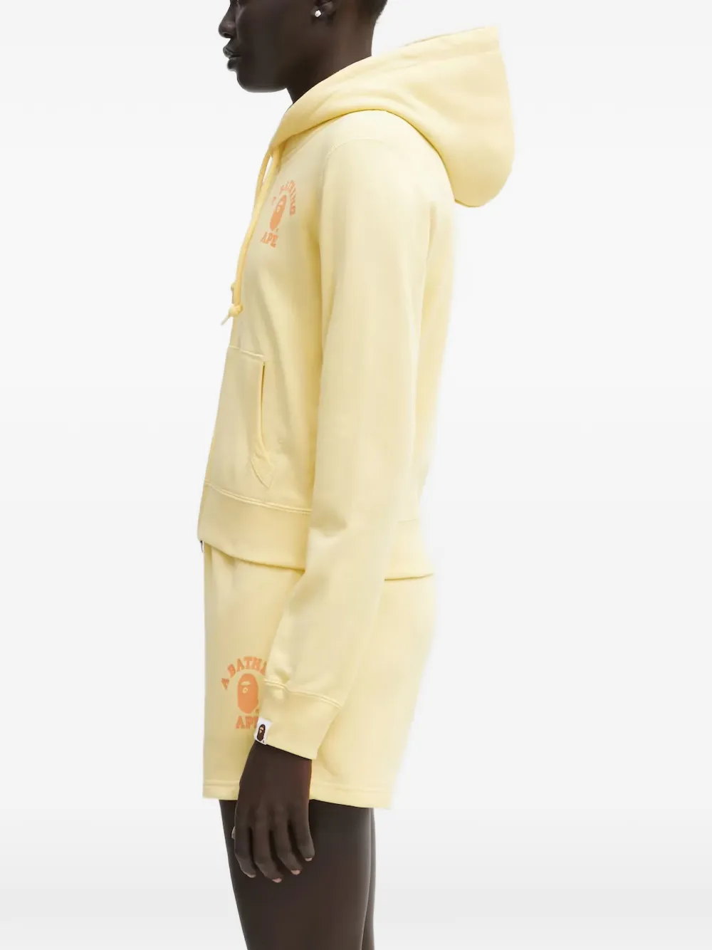  A Bathing Ape® Sudadera Con Capucha Y Logo - Amarillo 