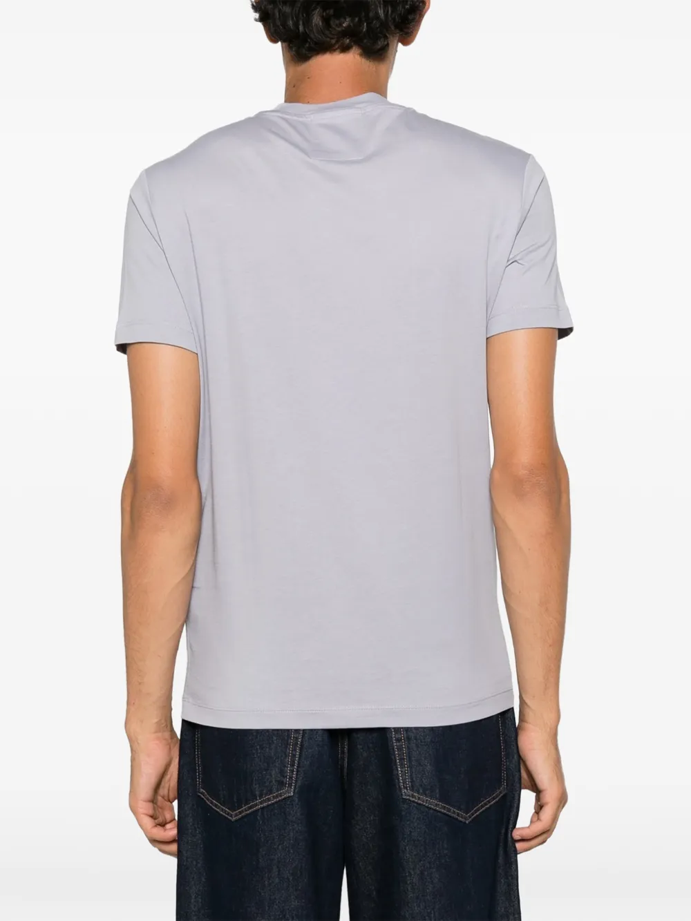 Emporio Armani T-shirt met logoprint Grijs