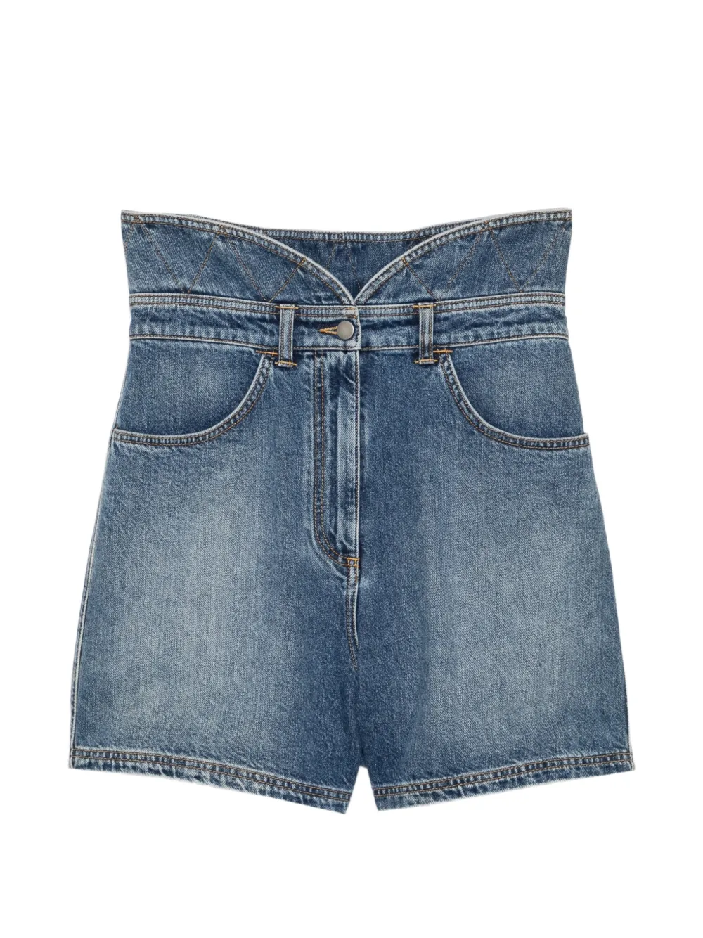 Philosophy Di Lorenzo Serafini quilted high-waisted shorts · 44