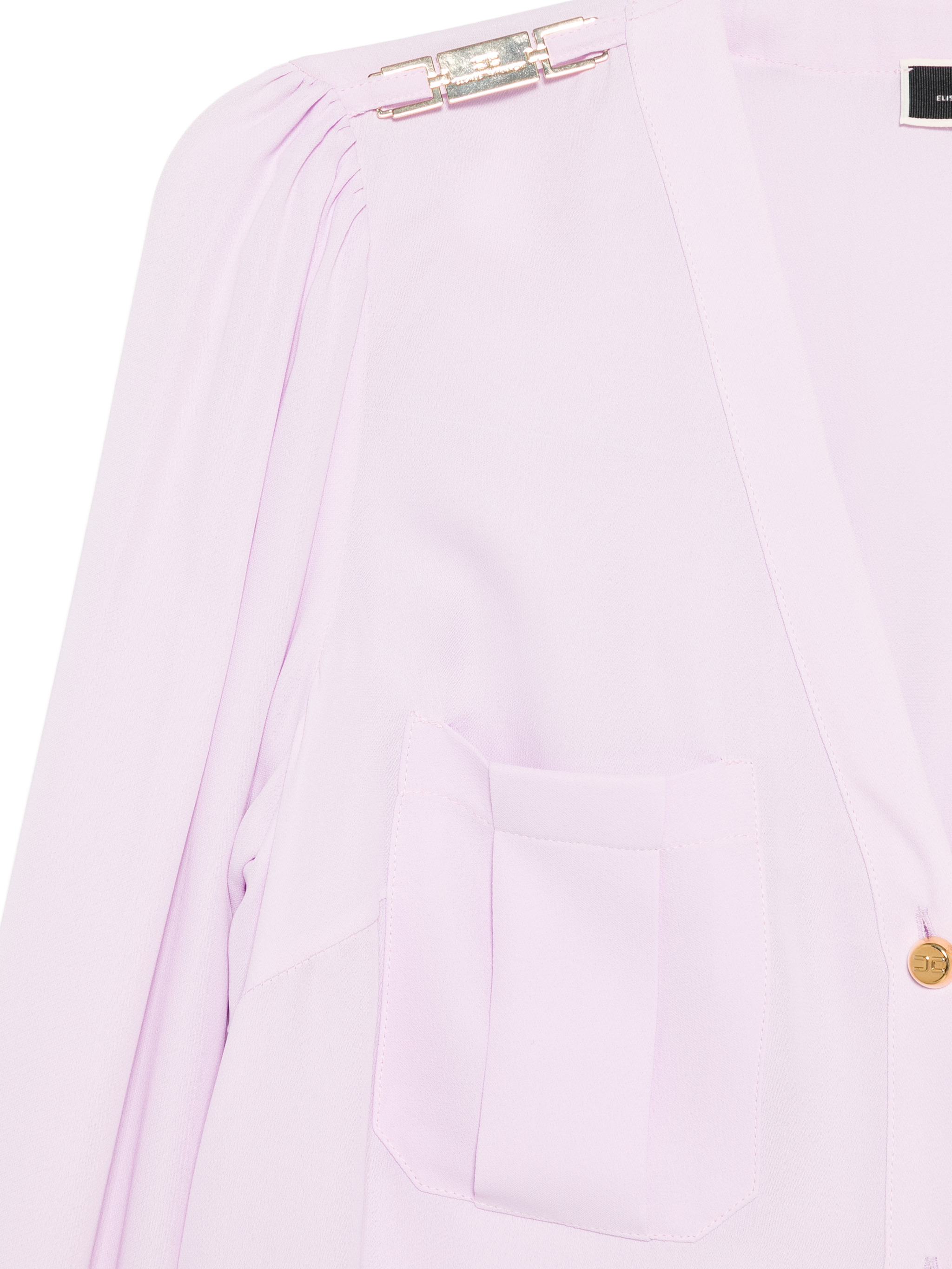 V-neck button-up blouse — Image 3