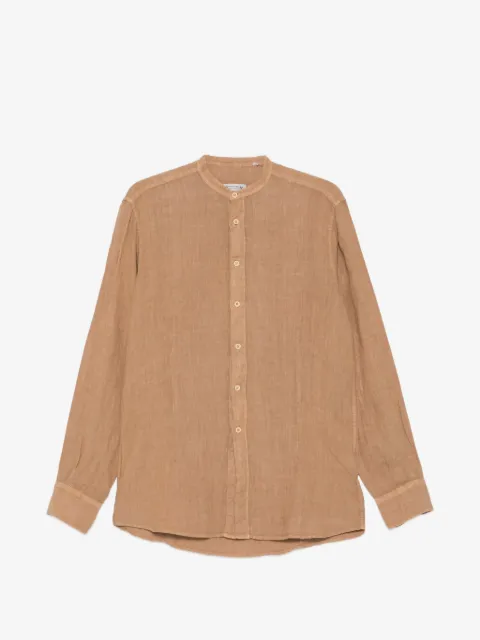 Daniele Alessandrini band-collar long-sleeve shirt