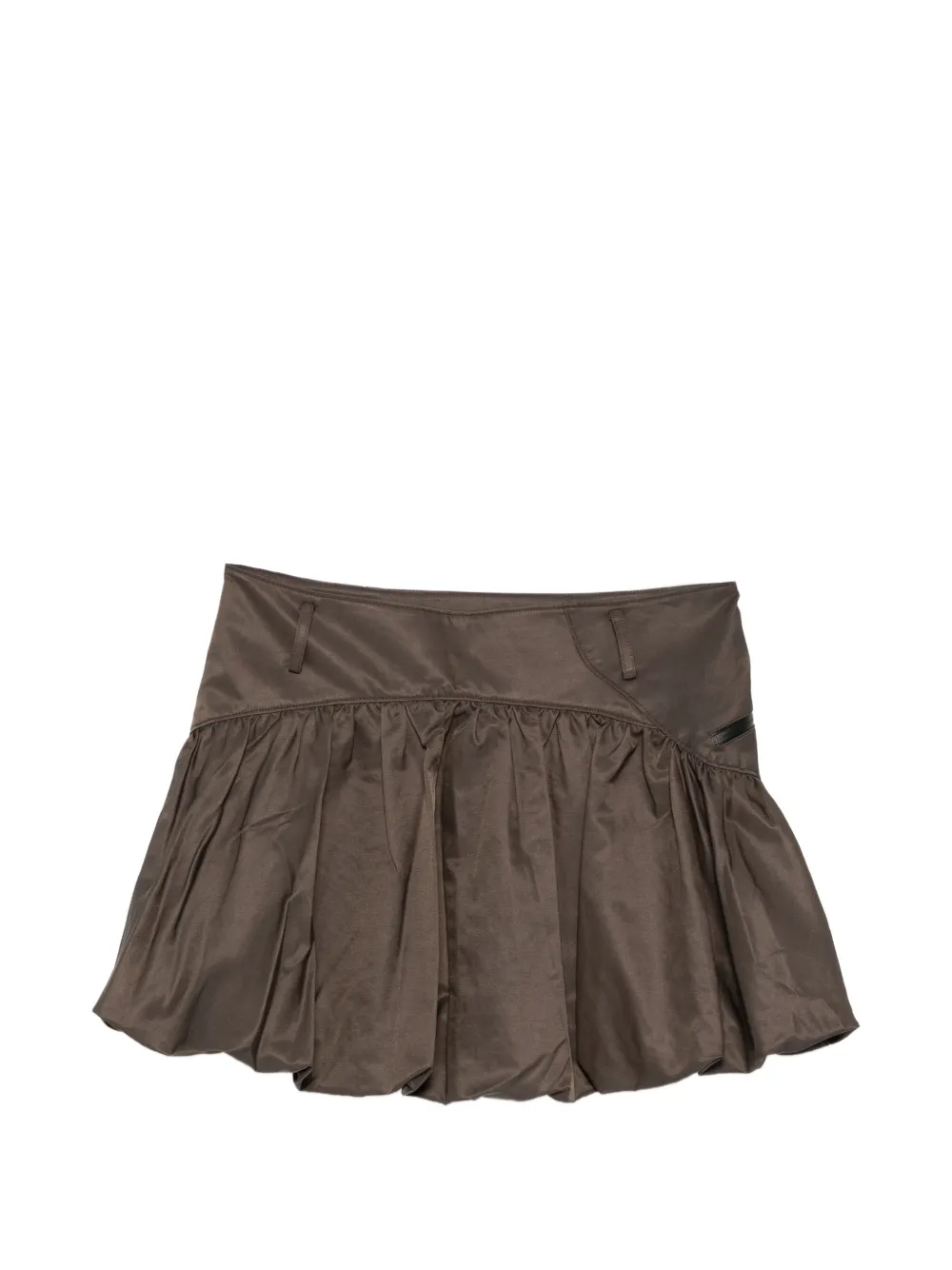  Andersson Bell Zip Pocket Mini Skirt - Brown 