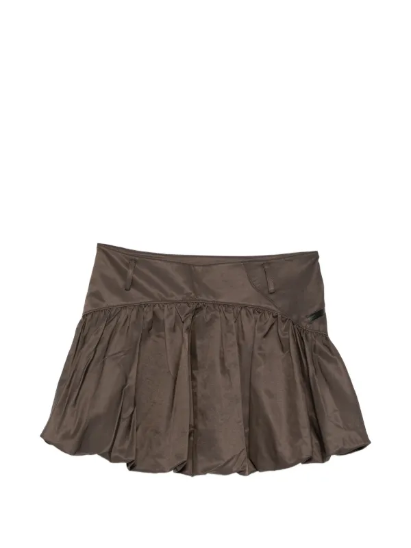 ANDERSSON BELL ミニスカート Andersson Bell ジップポケットミニスカート | ブラウン | FARFETCH JP