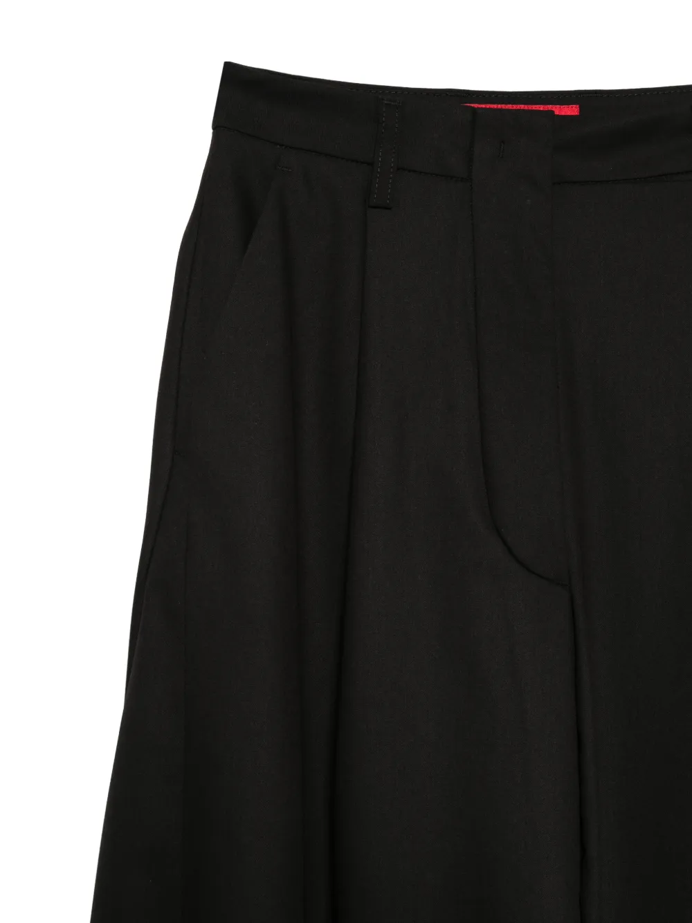  Thelatest Billie Wide-leg Trousers - Black 