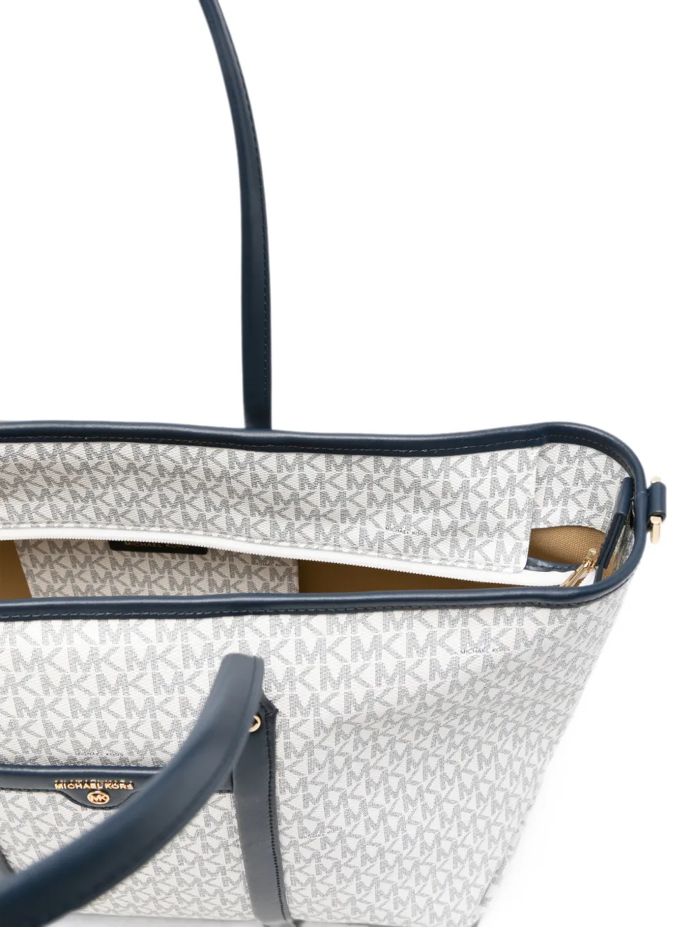 Michael Kors Shopper met monogram-patroon en logo-plakkaat Wit